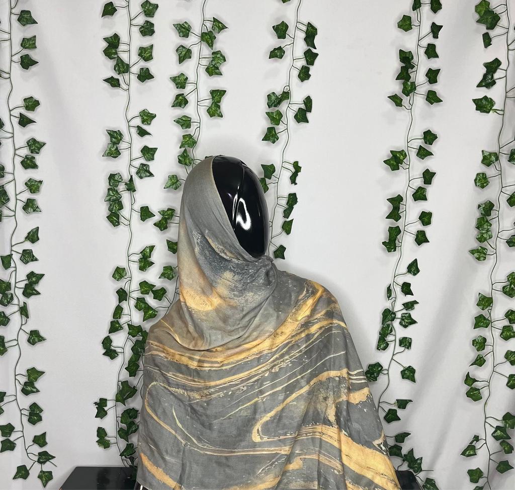 Golden dusk hijab