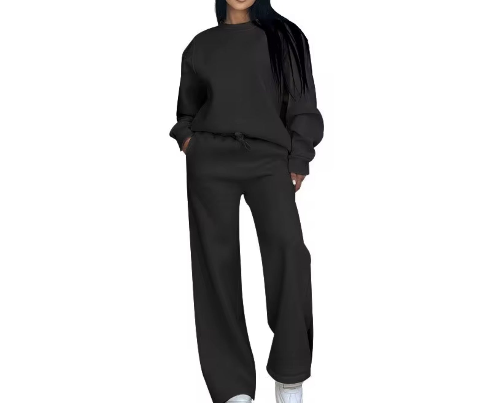 Crew neck pants set