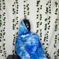 Blue marble hijab